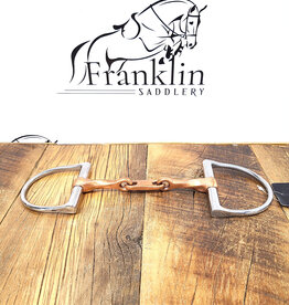 Jake Adams Equestrian Jake Adams Equestrian Twisted Copper D-ring Bit w/ Dr. Bristol Link