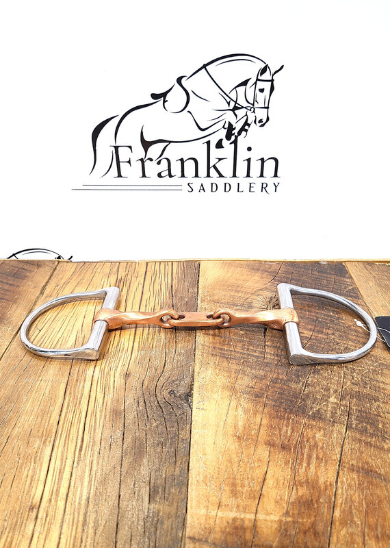 Jake Adams Equestrian Jake Adams Equestrian Twisted Copper D-ring Bit w/ Dr. Bristol Link