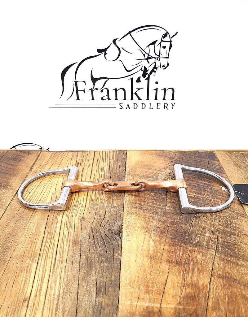 Jake Adams Equestrian Jake Adams Equestrian Twisted Copper D-ring Bit w/ Dr. Bristol Link