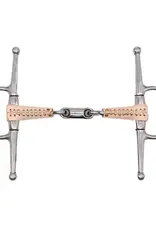 Jake Adams Equestrian Jake Adams Equestrian Double Jointed Leather Covered Bits