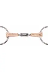 Jake Adams Equestrian Jake Adams Equestrian Double Jointed Leather Covered Bits
