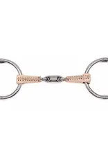 Jake Adams Equestrian Jake Adams Equestrian Double Jointed Leather Covered Bits