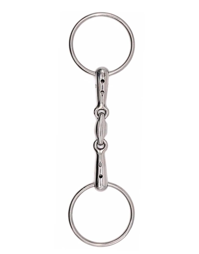 Jake Adams Equestrian Jake Adams Equestrian Double Jointed Whistle Mouth Bits