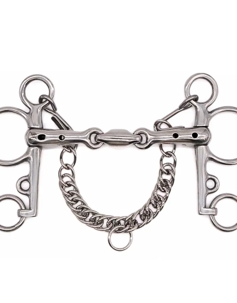 Jake Adams Equestrian Jake Adams Equestrian Double Jointed Whistle Mouth Bits