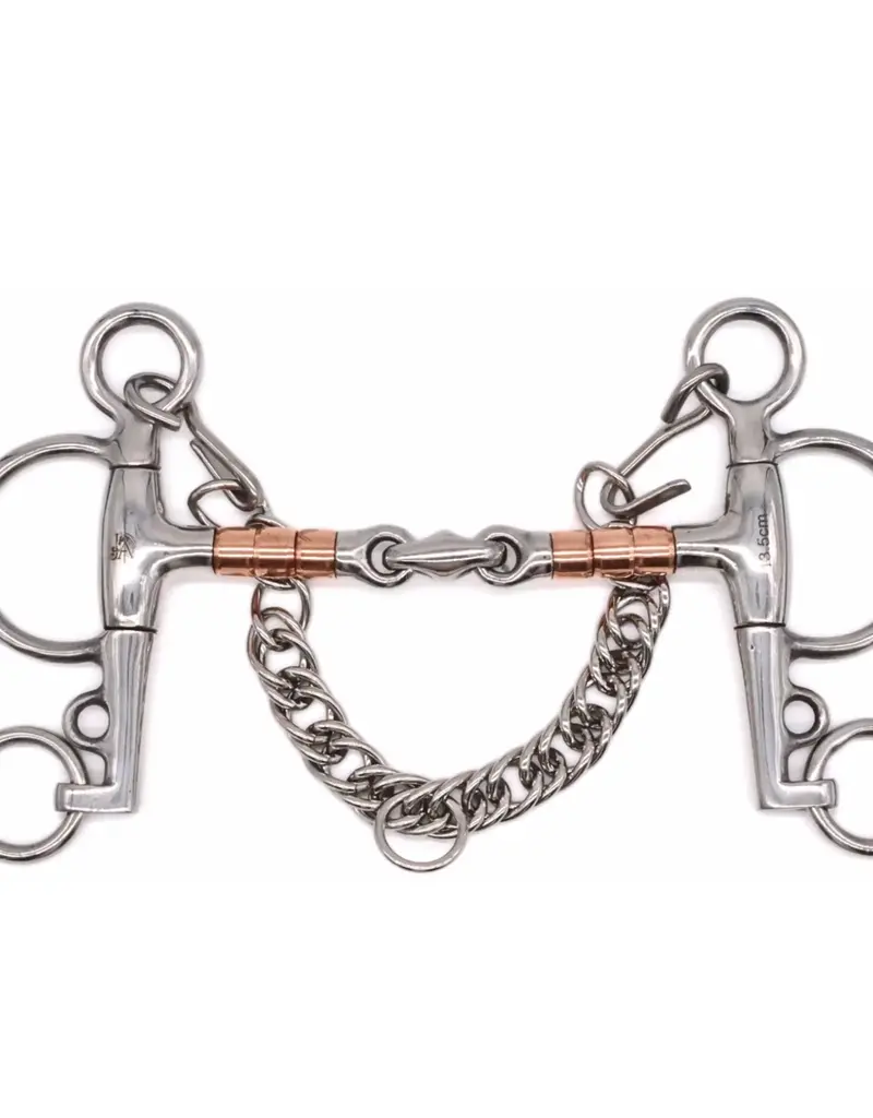 Jake Adams Equestrian Jake Adams Equestrian Copper Roller Elliptical Bits