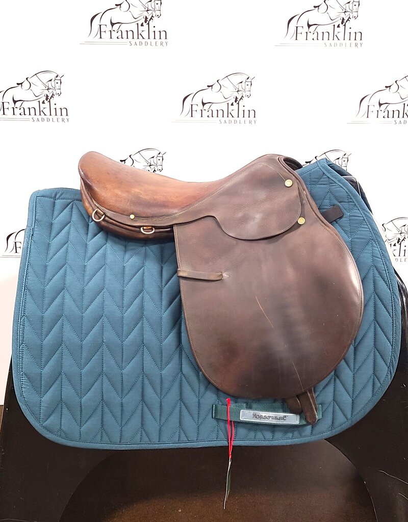 Hermes Jumping Saddle 16.5" Seat Consignment #933