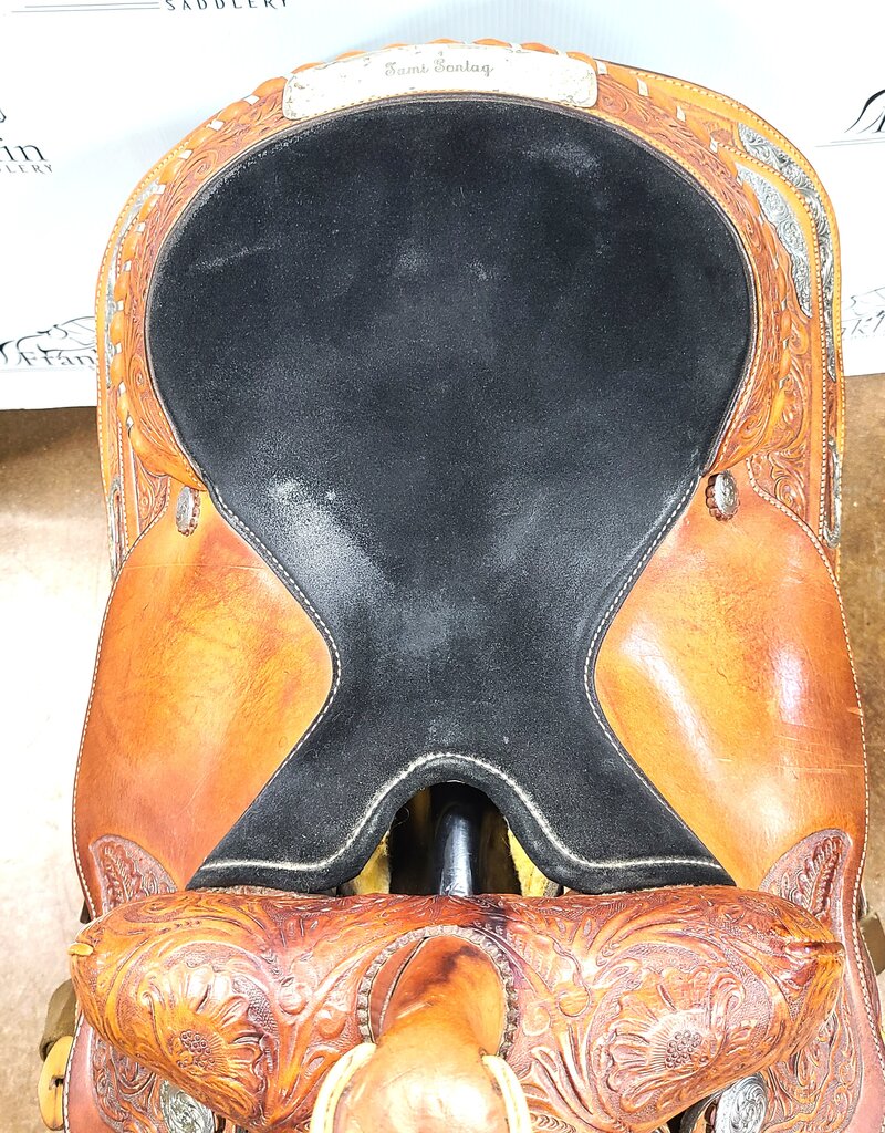 Circle Y Western Show Saddle 15" Seat Consignment #935