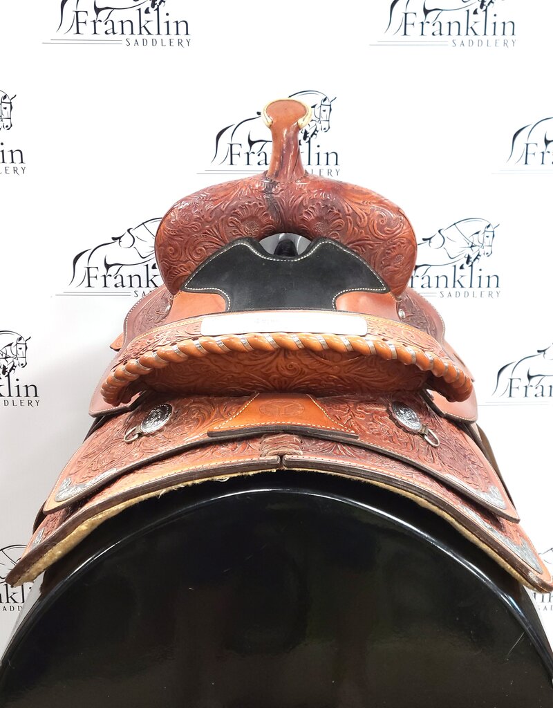 Circle Y Western Show Saddle 15" Seat Consignment #935