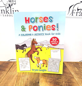 Simon & Shuster Horses and Ponies! Coloring and Activity Book