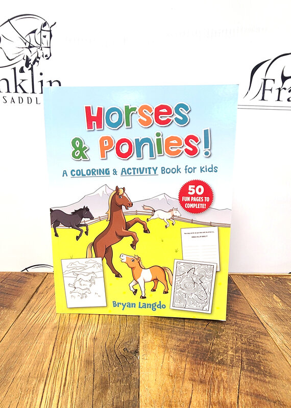 Simon & Shuster Horses and Ponies! Coloring and Activity Book
