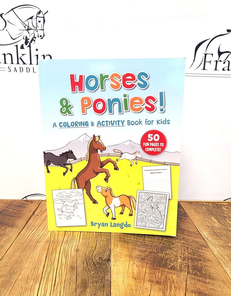 Simon & Shuster Horses and Ponies! Coloring and Activity Book