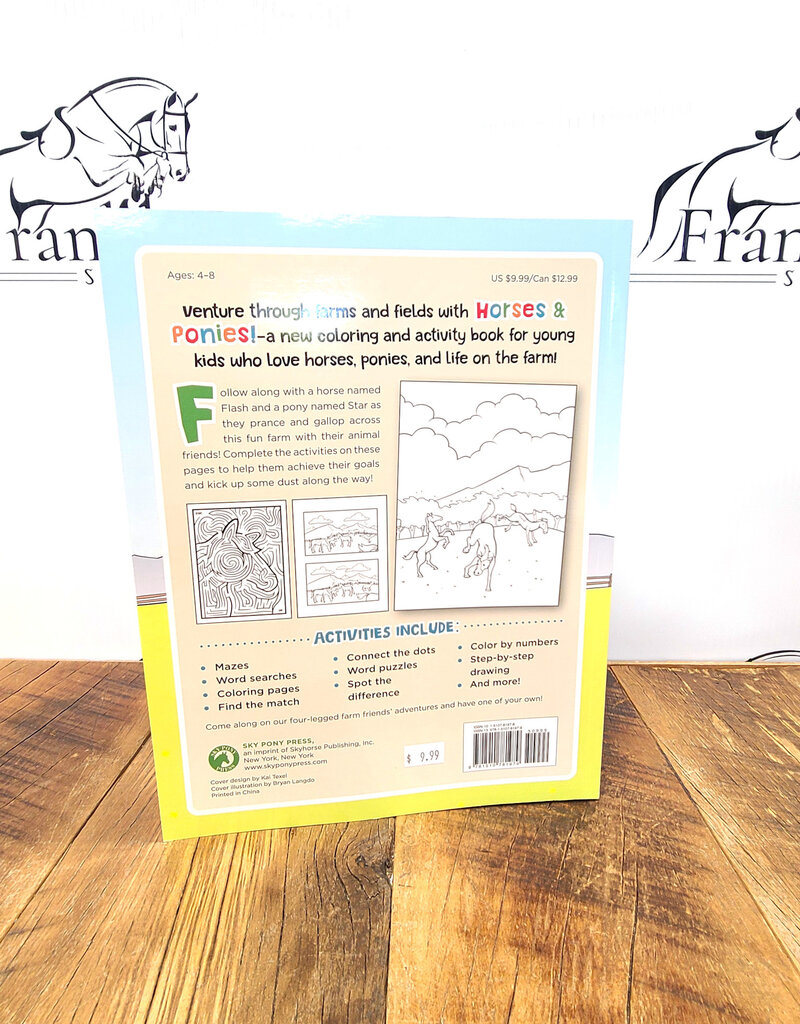 Simon & Shuster Horses and Ponies! Coloring and Activity Book