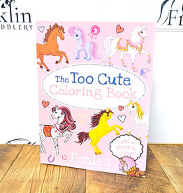 Simon & Shuster The Too Cute Coloring Book: Ponies