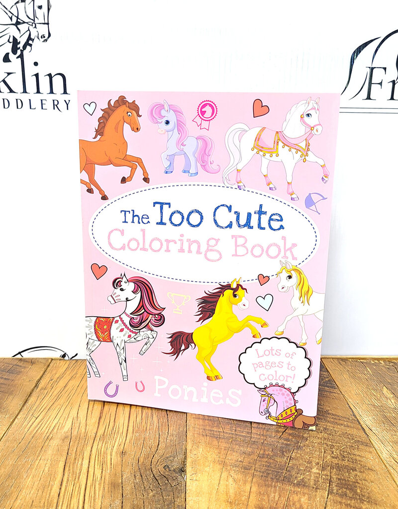 Simon & Shuster The Too Cute Coloring Book: Ponies
