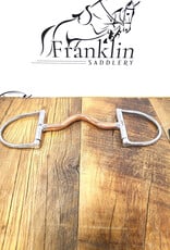 Jake Adams Equestrian Jake Adams Equestrian Large Copper Port D-Ring Bit 5.25"/135mm