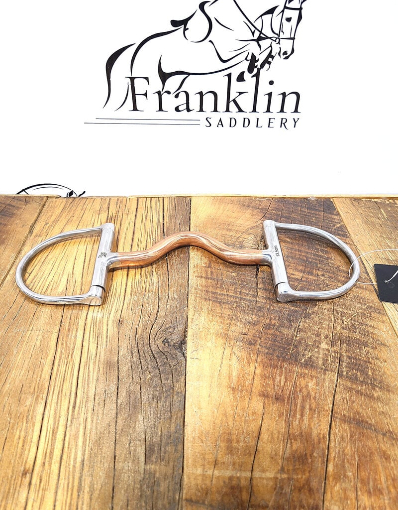 Jake Adams Equestrian Jake Adams Equestrian Large Copper Port D-Ring Bit 5.25"/135mm