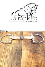 Jake Adams Equestrian Jake Adams Equestrian Single Jointed Leather Covered Bits