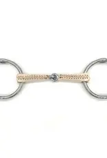 Jake Adams Equestrian Jake Adams Equestrian Single Jointed Leather Covered Bits