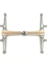 Jake Adams Equestrian Jake Adams Equestrian Single Jointed Leather Covered Bits