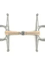 Jake Adams Equestrian Jake Adams Equestrian Single Jointed Leather Covered Bits