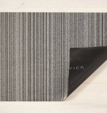 Chilewich Skinny Stripe Shag Doormat - Birch 18" x 28"