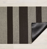 Chilewich Bold Stripe Shag Doormat - Pebble 18” x 28”