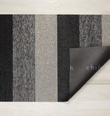 Chilewich Marbled Stripe Shag Doormat - Salt & Pepper 18” x 28”