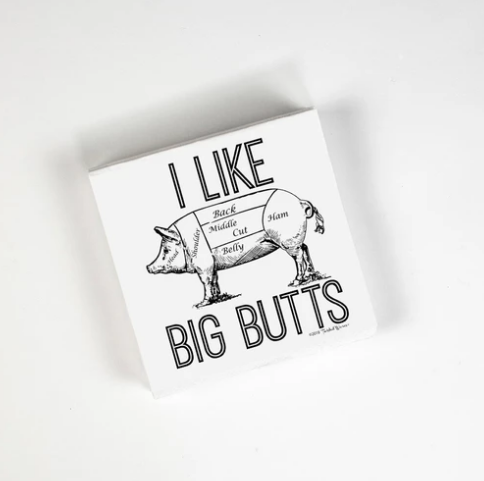 Cocktail Napkins - Big Butts 20 Ct/3 Ply