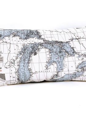 Great Lakes Indoor/Outdoor Pillow 24” x 14”