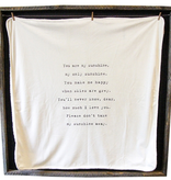 Baby Blanket - You Are My Sunshine - 36" x 36"