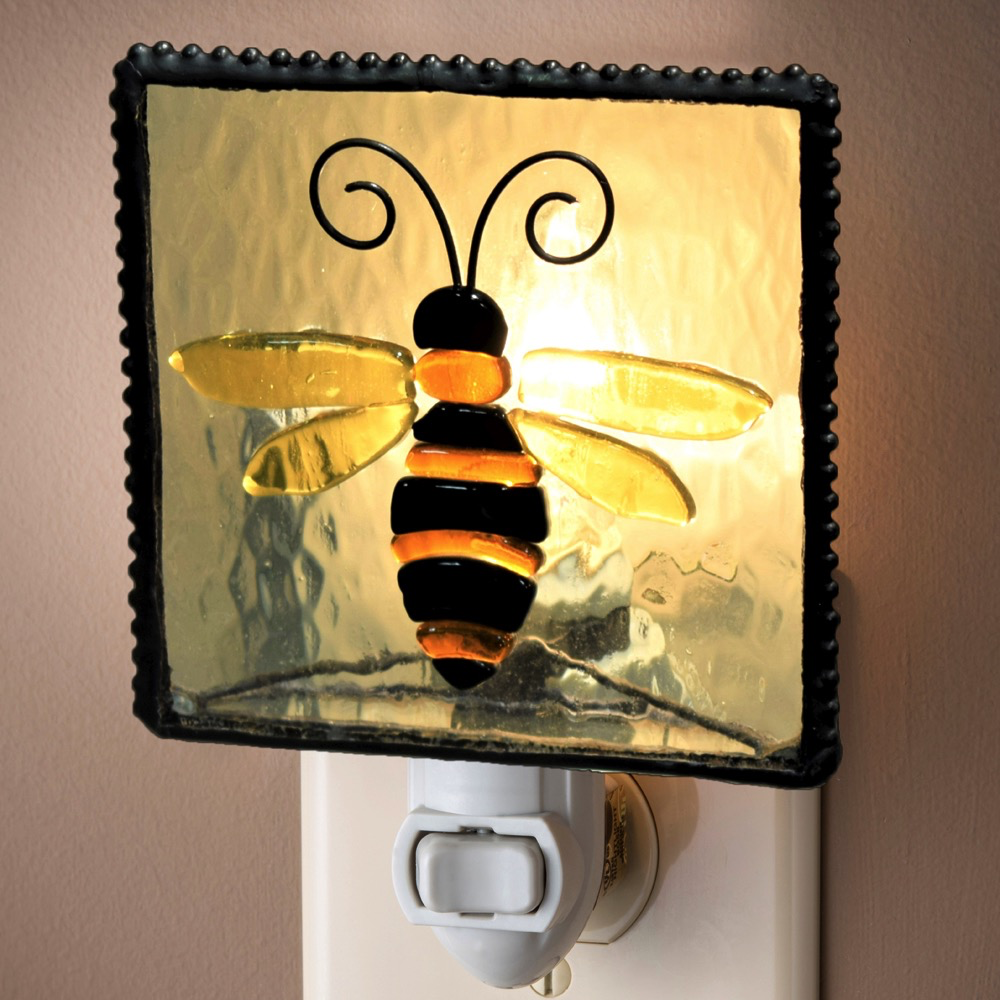 Night Light Bee 3"  2.5” x 4.5”