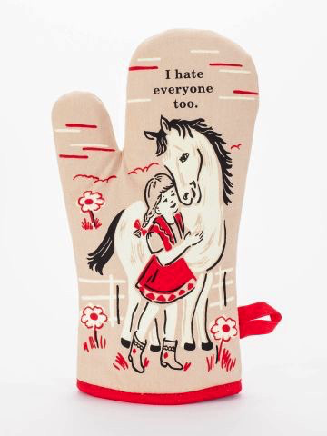 I Hate Everyone Too Oven Mitt