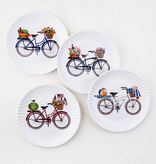 Melamine Plates - Bikes, 9”