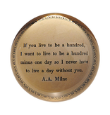 If You Live To Be A Hundred Paperweight 4" x 4" PW114
