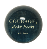 Courage Paperweight 4" x 4" PW134