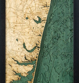 New Jersey North Shore Wood Carving 13.5” x 43”