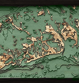 Florida Keys Wood Carving 13.5”W x 31"L