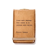 Leather Journal Mini - Benjamin Franklin 4” x 6”