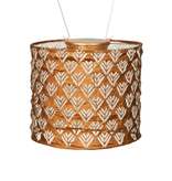 Drum Solar Lantern - Copper 6.5" x 8"