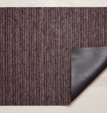 Chilewich Skinny Stripe Shag Doormat - Mulberry 18" x 28"