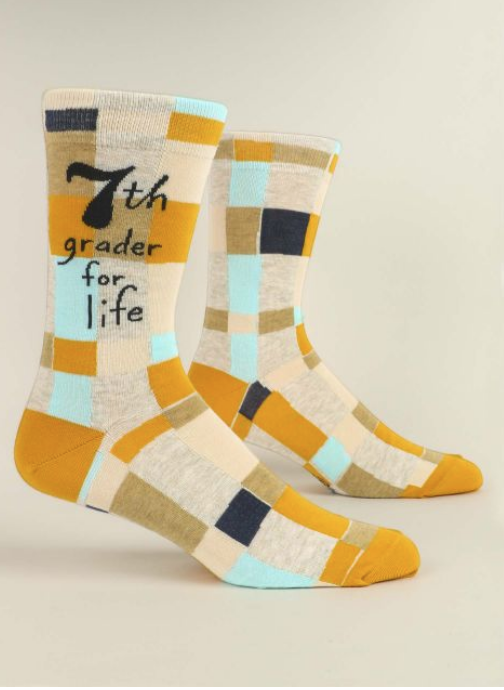 7th Grader For Life Men's Socks