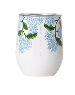 Rifle Paper Stemless- Cream Hydrangea 12oz