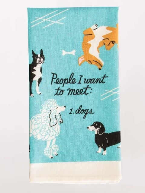 People To Meet: Dogs Printed Towel