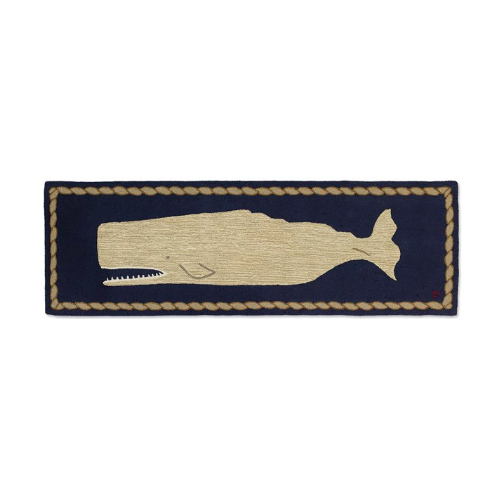 2.5' x 8' Moby Dick Whale Runner - Blue & White