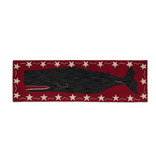 2.5' x 8' Whale Runner - Red & Black