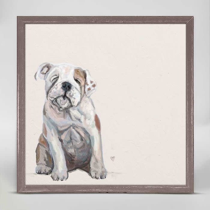 Best Friend - Baby Bulldog 6" x 6"