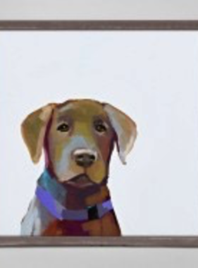 Best Friend - Brown Lab 6” x 6”