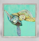 Sea Turtle Honeymoon 6” x 6”