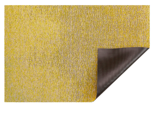 Chilewich Heathered Shag Doormat- Lemon 18” x  28”