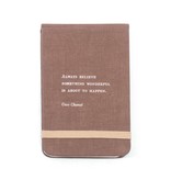 Fabric Notebook - Coco Chanel 3.5” x 5.5”